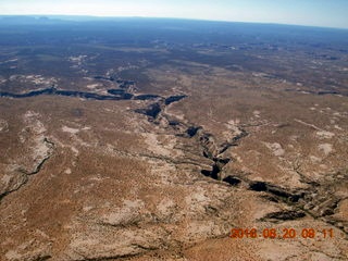58 9cm. aerial - Arizona - Canyon de Chelly