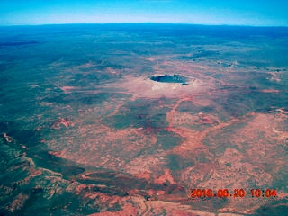 66 9cm. aerial - Arizona - meteor crater