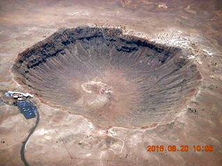 73 9cm. aerial - Arizona - meteor crater