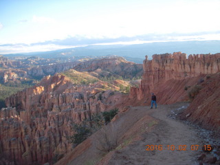 2996 9g2. Bryce Canyon - Bryce Point hike - Adam