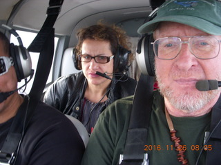 Jerome, Michelle, and Adam flying in N8377W Michelle and Adam flying in N8377W