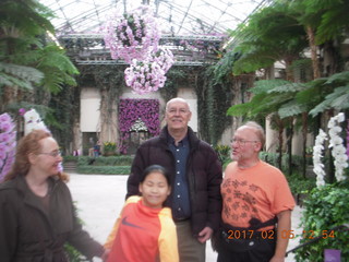 574 9l5. Longwood Gardens with the Schubels + Betsy and Cecelia and John and Sandra + Adam