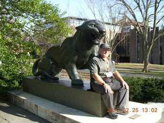 Princeton Alumni Day - tiger + Adam