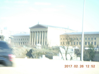 driving in Philadelphia - Art Museum