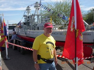 Cactus Fly-in at Casa Grande (CGZ) - Adam and big boat model