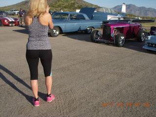 Millar fly-in - Kim T taking pictures of cars