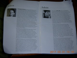 Philadelphia Orchestra program