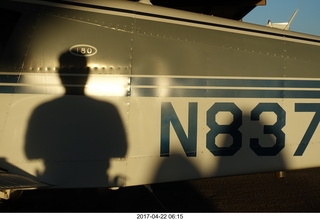 1690 9nn. new camera - N8377W with my shadow at DVT