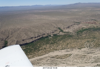 aerial - ranch near Alamo Lake