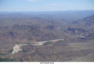 aerial - near Alamo Lake - ranch Kim went to