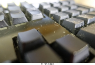 new- camera  keyboard closeup