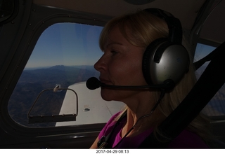 1706 9nv. Kim Tarnowski flying N8377W