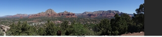 aerial mountains - Sedona - Cathedral Rock