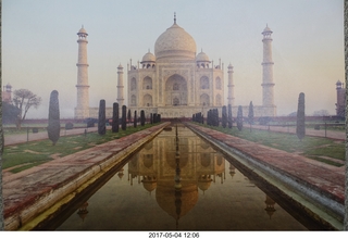 Taj Mahal on calendar