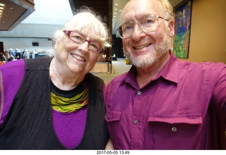 Susan and Adam in Kimmel Center