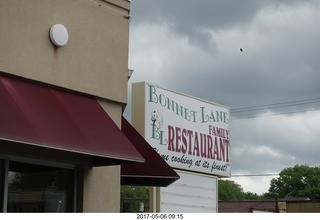 Bonnet Lane Family Restaurant sign