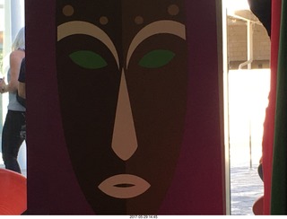 cool facemask poster in Mesa Arts Center