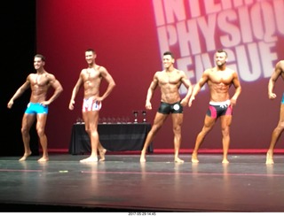 Mesa Arts Center - International Physique League (IPL) show - 12 Nick Torgerson and 25 John Brietzman and 47 Alejandro Sigala and 55 Zach Smith