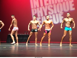 Mesa Arts Center - International Physique League (IPL) show - 12 Nick Torgerson and 25 John Brietzman and 47 Alejandro Sigala and 55 Zach Smith