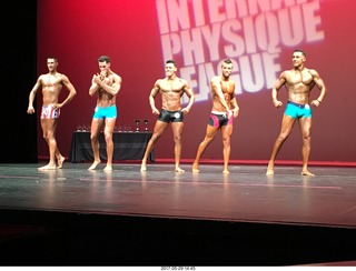 Mesa Arts Center - International Physique League (IPL) show - 12 Nick Torgerson and 25 John Brietzman and 47 Alejandro Sigala and 55 Zach Smith