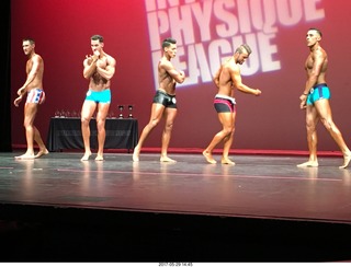 Mesa Arts Center - International Physique League (IPL) show - 12 Nick Torgerson and 25 John Brietzman and 47 Alejandro Sigala and 55 Zach Smith