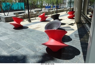 Mesa Arts Center - cute swively chairs