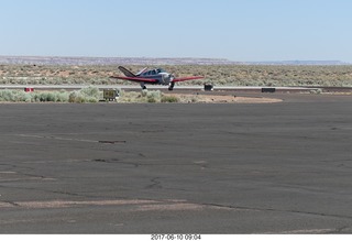 64 9qa. Beech Bonanza at Holbrook Airport (P14)