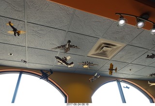 DVT restaurant model airplanes