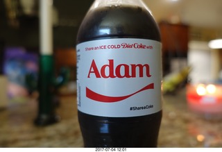 Noah's place - Adam Diet Coke bottle