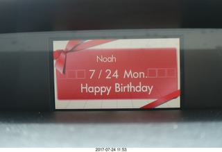 460 9rq. Noah's car - Happy Birthday