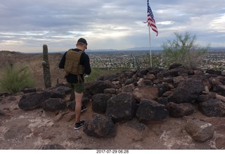 Jose atop Thunderbird Mountain