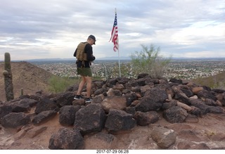 Jose atop Thunderbird Mountain