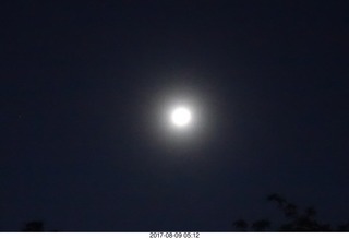 full moon, reduced exposure