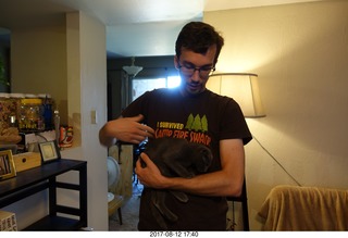 Brian Bell and my kitten Devin