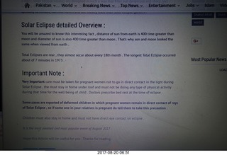 dire eclipse warning  for pregnant women