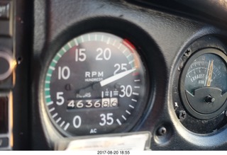 128 9sl. my tachometer reading normally