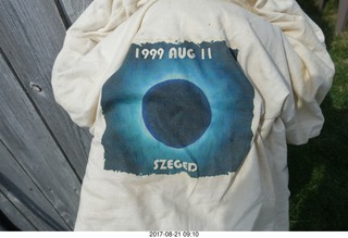 my 1999 Aug 11 eclipse t-shirt