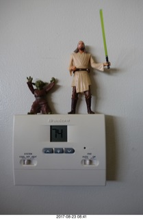 star wars characters on thermostat