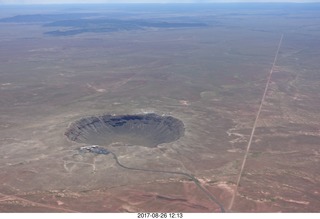 20 9ss. aerial - meteor crater