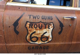 Flagstaff Airport car show - Two Guns Route 66