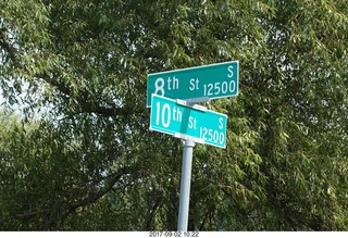 Afton, Minnesota, run - 8th Street and 10th Street - parallel lines meet