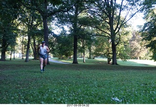 3091 9t9. Cheltenham Cross Country CHS-XC - Curtis Arboretum - Adam running