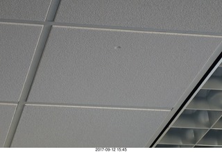 Clear Demand celebration for DeCA contract - hole in the ceiling tile