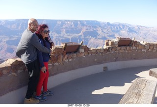 12 9u8. Grand Canyon trip - Watchtower - Ramon and Elba