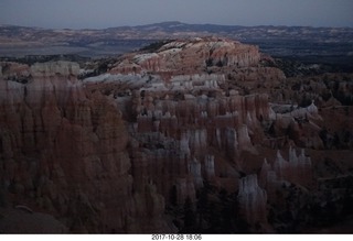 Bryce Canyon National Park - sunset - another picture taker getting close