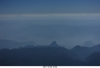 1899 9uv. aerial - cloudy hazy Grand Canyon