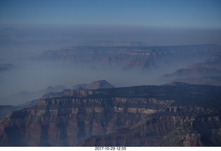 1903 9uv. aerial - cloudy hazy Grand Canyon