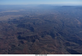 1906 9uv. aerial - cloudy hazy Grand Canyon