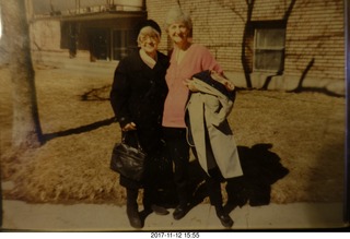 184 9uw. My grandmother Minnie and my mother Gloria from years ago