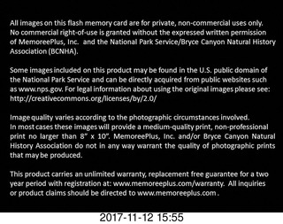 pictures from bryce-canyon sd-card - disclaimer